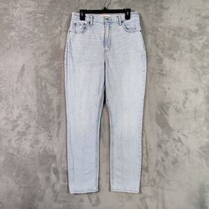 Abercrombie & Fitch Jeans Women 30 12 Blue 90s Slim Straight High Rise Denim
